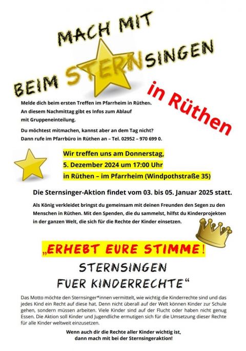 Sternsinger-Treffen 2024